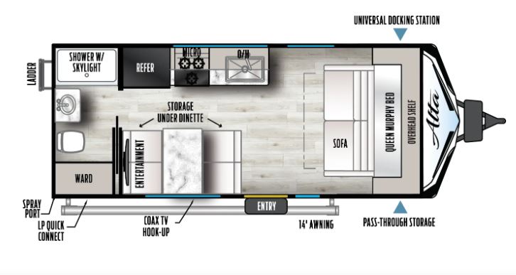 2024 EAST TO WEST RV ALTA 1600MRBLE